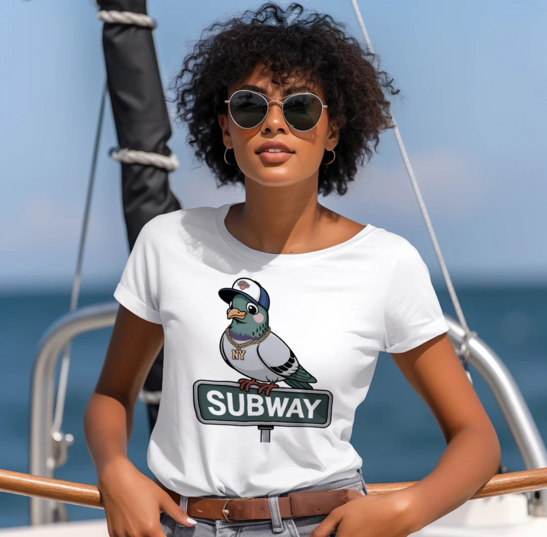Knicks Pigeon Subway Tee