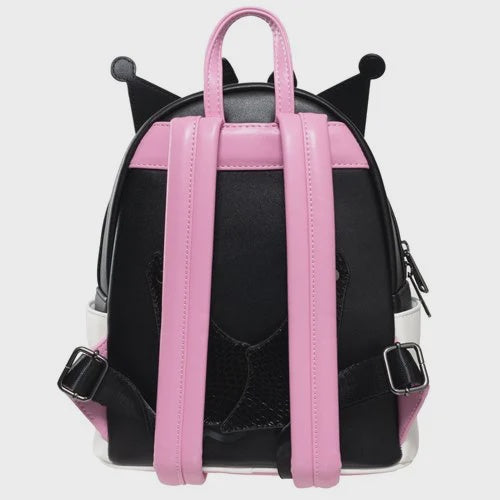 Sanrio Kuromi Devilish Winged Mini Backpack   Entertainment Earth Exclusive