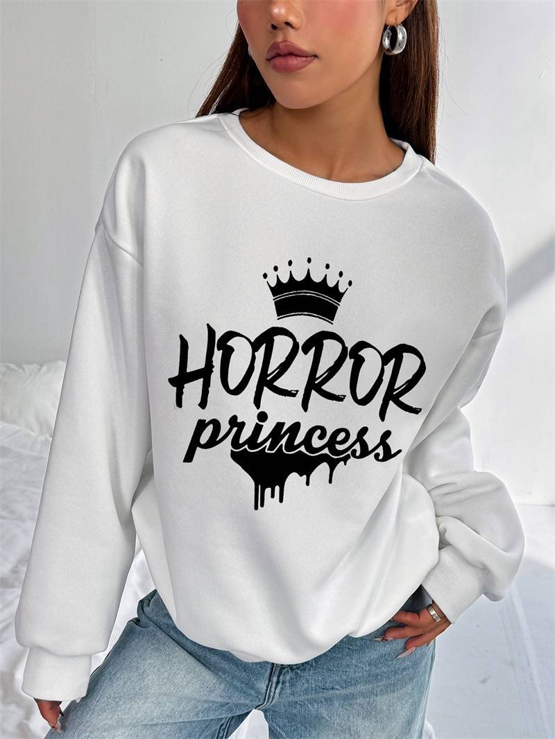 Women's Horror Princess Long Sleeve Sweatshirt
