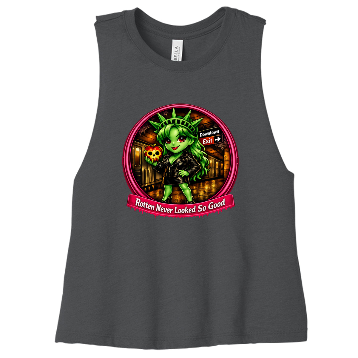 DARK GRY HEATHER - 6682 - FRONT